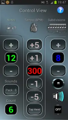 3 Senses Metronome Lite android App screenshot 0